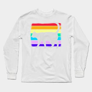 Rainbow Cat Long Sleeve T-Shirt